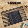 image:imageVEVOR Foldable Metal Dog Exercise Pen Pet Puppy Playpen Yard Fence with Top Cover amp Door Indoor Outdoor 8 Panels 24 W x 24 H Dogs Crate Kennel with Ground Stakes for Small amp Medium DogsPlaypen  Top Cover  Bottom Pad