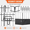 image:imageVEVOR Foldable Metal Dog Exercise Pen Pet Puppy Playpen Yard Fence with Top Cover amp Door Indoor Outdoor 8 Panels 24 W x 24 H Dogs Crate Kennel with Ground Stakes for Small amp Medium DogsPlaypen  Top Cover  Bottom Pad