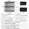 image:imageVEVOR Foldable Metal Dog Exercise Pen Pet Puppy Playpen Yard Fence with Top Cover amp Door Indoor Outdoor 8 Panels 24 W x 24 H Dogs Crate Kennel with Ground Stakes for Small amp Medium DogsPlaypen  Top Cover  Bottom Pad