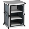image:imageVEVOR Folding Camping Storage Cabinet Outdoor Portable Aluminum Lightweight Table Quick Setup Compact Kitchen Cook Station with 3 Shelves and Carry Bag for Picnic BBQ Camping RV Traveling