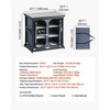 image:imageVEVOR Folding Camping Storage Cabinet Outdoor Portable Aluminum Lightweight Table Quick Setup Compact Kitchen Cook Station with 6 Shelves and Carry Bag for Picnic BBQ Camping RV Traveling