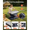 image:imageVEVOR Folding Camping Storage Cabinet Outdoor Portable Aluminum Lightweight Table Quick Setup Compact Kitchen Cook Station with 6 Shelves and Carry Bag for Picnic BBQ Camping RV Traveling