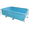 image:imageVEVOR Frame Above Ground Swimming Pool 118 x 78 x 30 in Rectangular Steel Metal Frame Large Rectangle Outdoor Backyard Family Pool Easy to Assemble RustResistant 1046 Gallon Water Capacity Blue