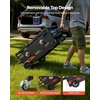 image:imageVEVOR Gas Griddle 2Burner Flat Top Grill 28 inch Grill Plate Foldable Propane Griddle with Wheels 30000 BTU Outdoor Flat Top Grills for PanFrying Grilling StirFrying amp BBQ Pulse IgnitionCart
