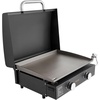 image:imageVEVOR Gas Griddle 2Burner Flat Top Grill 28 inch Grill Plate Foldable Propane Griddle with Wheels 30000 BTU Outdoor Flat Top Grills for PanFrying Grilling StirFrying amp BBQ Pulse IgnitionWith Lid