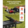 image:imageVEVOR Gas Griddle 2Burner Flat Top Grill 28 inch Grill Plate Foldable Propane Griddle with Wheels 30000 BTU Outdoor Flat Top Grills for PanFrying Grilling StirFrying amp BBQ Pulse IgnitionCart