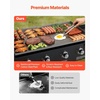 image:imageVEVOR Gas Griddle 2Burner Flat Top Grill 28 inch Grill Plate Foldable Propane Griddle with Wheels 30000 BTU Outdoor Flat Top Grills for PanFrying Grilling StirFrying amp BBQ Pulse IgnitionCart