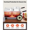 image:imageVEVOR Hot Dog Steamer Cart 1200W Electric Stainless Steel Hot Dog Steam Machine 86203F Temp Adjustable Portable Cart with EyeCatching Umbrella amp Wheels for Bakeries Food Stands Parties