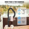 image:imageVEVOR Hot Tub Handrail 360 Rotatable Spa Side Handrail with 3557 Adjustable Height RustProof Aluminum Spa Hot Tub Hand Rail with SlideUnder Mount Base for Indoor amp Outdoor 600LBS Capacity63 Inch