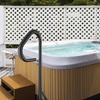 image:imageVEVOR Hot Tub Handrail 360 Rotatable Spa Side Handrail with 3557 Adjustable Height RustProof Aluminum Spa Hot Tub Hand Rail with SlideUnder Mount Base for Indoor amp Outdoor 600LBS Capacity57 Inch