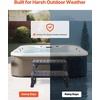 image:imageVEVOR Hot Tub Steps 2Step Spa Outdoor Stairs Heavy Duty 236 inch Wide PP AboveGroundInflatable Pool Ladder with 320 lbs Weight Capacity MultiUse for Porch Patio Deck Campers Black