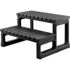 image:imageVEVOR Hot Tub Steps 2Step Spa Outdoor Stairs Heavy Duty 236 inch Wide PP AboveGroundInflatable Pool Ladder with 320 lbs Weight Capacity MultiUse for Porch Patio Deck Campers Black