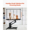 image:imageVEVOR Hydraulic Pet Grooming Table 400LBS Static Load Capacity 425 x 24 Inch Dog Grooming Station with AntiSlip Tabletop and Dual Height Adjustable Arms with Clamps for Medium and Small Dogs