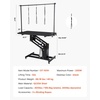 image:imageVEVOR Hydraulic Pet Grooming Table 400LBS Static Load Capacity 425 x 24 Inch Dog Grooming Station with AntiSlip Tabletop and Dual Height Adjustable Arms with Clamps for Medium and Small Dogs
