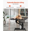 image:imageVEVOR Hydraulic Pet Grooming Table 400LBS Static Load Capacity 425 x 24 Inch Dog Grooming Station with AntiSlip Tabletop and Dual Height Adjustable Arms with Clamps for Medium and Small Dogs