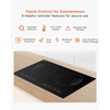 image:imageVEVOR Induction Cooktop 1800W Electric Countertop Burner with 9 Power Settings 2 Burner Touch Control Stove Builtin Induction Cooktop Include 99Min Timer Child Safety Lock Glass Surface24in 2 Burners110V