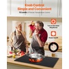 image:imageVEVOR Induction Cooktop 1800W Electric Countertop Burner with 9 Power Settings 2 Burner Touch Control Stove Builtin Induction Cooktop Include 99Min Timer Child Safety Lock Glass Surface36in 5 Burners220V