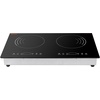 image:imageVEVOR Induction Cooktop 1800W Electric Countertop Burner with 9 Power Settings 2 Burner Touch Control Stove Builtin Induction Cooktop Include 99Min Timer Child Safety Lock Glass Surface24in 2 Burners110V
