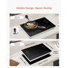 image:imageVEVOR Induction Cooktop 1800W Electric Countertop Burner with 9 Power Settings 2 Burner Touch Control Stove Builtin Induction Cooktop Include 99Min Timer Child Safety Lock Glass Surface24in 2 Burners110V