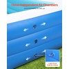 image:imageVEVOR Inflatable Pool 118 x 67 x 20 inch Large Inflatable Swimming Pool Family Large Swimming Pools with Repair Patches Blow Up Pools for Kids Adults Family Indoor Outdoor Summer Water Party