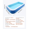 image:imageVEVOR Inflatable Pool 118 x 67 x 20 inch Large Inflatable Swimming Pool Family Large Swimming Pools with Repair Patches Blow Up Pools for Kids Adults Family Indoor Outdoor Summer Water Party