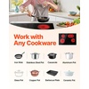 image:imageVEVOR LT477 Built in Electric Ceramic 232 x 205 inch Stove Top 240V Glass Radiant Cooktop with Touch Control Timer amp Child Lock 9 Power Levels for Simmer Steam Slow Cook Fry 24IN 4Burners30 IN4 BurnerTouch Control