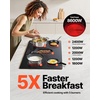 image:imageVEVOR LT477 Built in Electric Ceramic 232 x 205 inch Stove Top 240V Glass Radiant Cooktop with Touch Control Timer amp Child Lock 9 Power Levels for Simmer Steam Slow Cook Fry 24IN 4Burners36 IN5 BurnerTouch Control