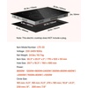image:imageVEVOR LT477 Built in Electric Ceramic 232 x 205 inch Stove Top 240V Glass Radiant Cooktop with Touch Control Timer amp Child Lock 9 Power Levels for Simmer Steam Slow Cook Fry 24IN 4Burners30 IN5 BurnerTouch Control