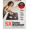 image:imageVEVOR LT477 Built in Electric Ceramic 232 x 205 inch Stove Top 240V Glass Radiant Cooktop with Touch Control Timer amp Child Lock 9 Power Levels for Simmer Steam Slow Cook Fry 24IN 4Burners30 IN5 BurnerTouch Control