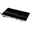 image:imageVEVOR LT477 Built in Electric Ceramic 232 x 205 inch Stove Top 240V Glass Radiant Cooktop with Touch Control Timer amp Child Lock 9 Power Levels for Simmer Steam Slow Cook Fry 24IN 4Burners12 IN2 BurnerTouch Control