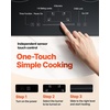 image:imageVEVOR LT477 Built in Electric Ceramic 232 x 205 inch Stove Top 240V Glass Radiant Cooktop with Touch Control Timer amp Child Lock 9 Power Levels for Simmer Steam Slow Cook Fry 24IN 4Burners24 IN4 BurnerTouch Control
