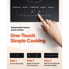 image:imageVEVOR LT477 Built in Electric Ceramic 232 x 205 inch Stove Top 240V Glass Radiant Cooktop with Touch Control Timer amp Child Lock 9 Power Levels for Simmer Steam Slow Cook Fry 24IN 4Burners12 IN2 BurnerTouch Control