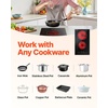 image:imageVEVOR LT477 Built in Electric Ceramic 232 x 205 inch Stove Top 240V Glass Radiant Cooktop with Touch Control Timer amp Child Lock 9 Power Levels for Simmer Steam Slow Cook Fry 24IN 4Burners12 IN2 BurnerTouch Control