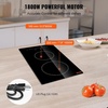 image:imageVEVOR LT477 Built in Electric Ceramic 232 x 205 inch Stove Top 240V Glass Radiant Cooktop with Touch Control Timer amp Child Lock 9 Power Levels for Simmer Steam Slow Cook Fry 24IN 4Burners12 IN2 BurnerTouch Control
