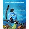 image:imageVEVOR Mini Scuba Tank with SubMask 05L Portable Small Diving Tank for Underwater Breathing Reusable Lung Diving Cylinder up to 10 Minutes Dive Time Emergency Rescue Pony Bottle for Snorkeling