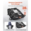 image:imageVEVOR Motorcycle Saddle Bags 56L28L2 Waterproof Motorcycle Luggage Saddlebags Set of 2 with Detachable Shoulder Strap HeavyDuty Shoulder Bag Fit for Most Outdoor Adventure Sports Motorbike