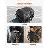 image:imageVEVOR Motorcycle Tail Bag 10L Waterproof Rear Seat Bag with Rain Cover Durable Oxford Fabric Luggage for Outdoor Sports amp Motorbike Detachable Shoulder Strap for SaddlebagTouringRiding BlackTail Bag  Leather 10L