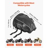 image:imageVEVOR Motorcycle Tail Bag 10L Waterproof Rear Seat Bag with Rain Cover Durable Oxford Fabric Luggage for Outdoor Sports amp Motorbike Detachable Shoulder Strap for SaddlebagTouringRiding BlackTail Bag  Leather 10L