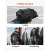 image:imageVEVOR Motorcycle Tail Bag 10L Waterproof Rear Seat Bag with Rain Cover Durable Oxford Fabric Luggage for Outdoor Sports amp Motorbike Detachable Shoulder Strap for SaddlebagTouringRiding BlackTail Bag  Fabric  30L