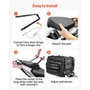 image:imageVEVOR Motorcycle Tail Bag 10L Waterproof Rear Seat Bag with Rain Cover Durable Oxford Fabric Luggage for Outdoor Sports amp Motorbike Detachable Shoulder Strap for SaddlebagTouringRiding BlackTail Bag  Fabric  4060L