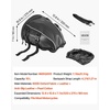 image:imageVEVOR Motorcycle Tail Bag 10L Waterproof Rear Seat Bag with Rain Cover Durable Oxford Fabric Luggage for Outdoor Sports amp Motorbike Detachable Shoulder Strap for SaddlebagTouringRiding BlackTail Bag  Leather 10L