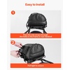 image:imageVEVOR Motorcycle Tail Bag 10L Waterproof Rear Seat Bag with Rain Cover Durable Oxford Fabric Luggage for Outdoor Sports amp Motorbike Detachable Shoulder Strap for SaddlebagTouringRiding BlackTail Bag  Leather 10L