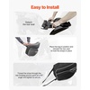 image:imageVEVOR Motorcycle Tail Bag 10L Waterproof Rear Seat Bag with Rain Cover Durable Oxford Fabric Luggage for Outdoor Sports amp Motorbike Detachable Shoulder Strap for SaddlebagTouringRiding BlackSaddle Bag  Upgraded Doublesided Fabric  30L