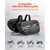 image:imageVEVOR Motorcycle Tail Bag 10L Waterproof Rear Seat Bag with Rain Cover Durable Oxford Fabric Luggage for Outdoor Sports amp Motorbike Detachable Shoulder Strap for SaddlebagTouringRiding BlackSaddle Bag  Upgraded Doublesided Fabric  30L