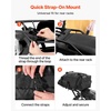 image:imageVEVOR Motorcycle Tail Bag 10L Waterproof Rear Seat Bag with Rain Cover Durable Oxford Fabric Luggage for Outdoor Sports amp Motorbike Detachable Shoulder Strap for SaddlebagTouringRiding BlackTail Bag  Fabric  30L