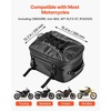 image:imageVEVOR Motorcycle Tail Bag 10L Waterproof Rear Seat Bag with Rain Cover Durable Oxford Fabric Luggage for Outdoor Sports amp Motorbike Detachable Shoulder Strap for SaddlebagTouringRiding BlackTail Bag  Fabric  2234L