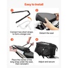 image:imageVEVOR Motorcycle Tail Bag 10L Waterproof Rear Seat Bag with Rain Cover Durable Oxford Fabric Luggage for Outdoor Sports amp Motorbike Detachable Shoulder Strap for SaddlebagTouringRiding BlackTail Bag  Fabric  2234L
