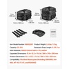 image:imageVEVOR Motorcycle Tail Bag 10L Waterproof Rear Seat Bag with Rain Cover Durable Oxford Fabric Luggage for Outdoor Sports amp Motorbike Detachable Shoulder Strap for SaddlebagTouringRiding BlackTail Bag  Fabric  2234L