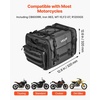 image:imageVEVOR Motorcycle Tail Bag 10L Waterproof Rear Seat Bag with Rain Cover Durable Oxford Fabric Luggage for Outdoor Sports amp Motorbike Detachable Shoulder Strap for SaddlebagTouringRiding BlackTail Bag  Fabric  4060L