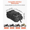image:imageVEVOR Motorcycle Tail Bag 10L Waterproof Rear Seat Bag with Rain Cover Durable Oxford Fabric Luggage for Outdoor Sports amp Motorbike Detachable Shoulder Strap for SaddlebagTouringRiding BlackTail Bag  Fabric  30L